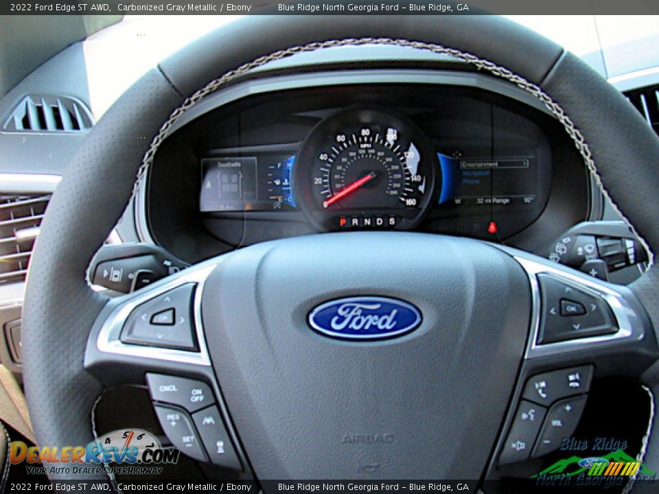 2022 Ford Edge ST AWD Carbonized Gray Metallic / Ebony Photo #17