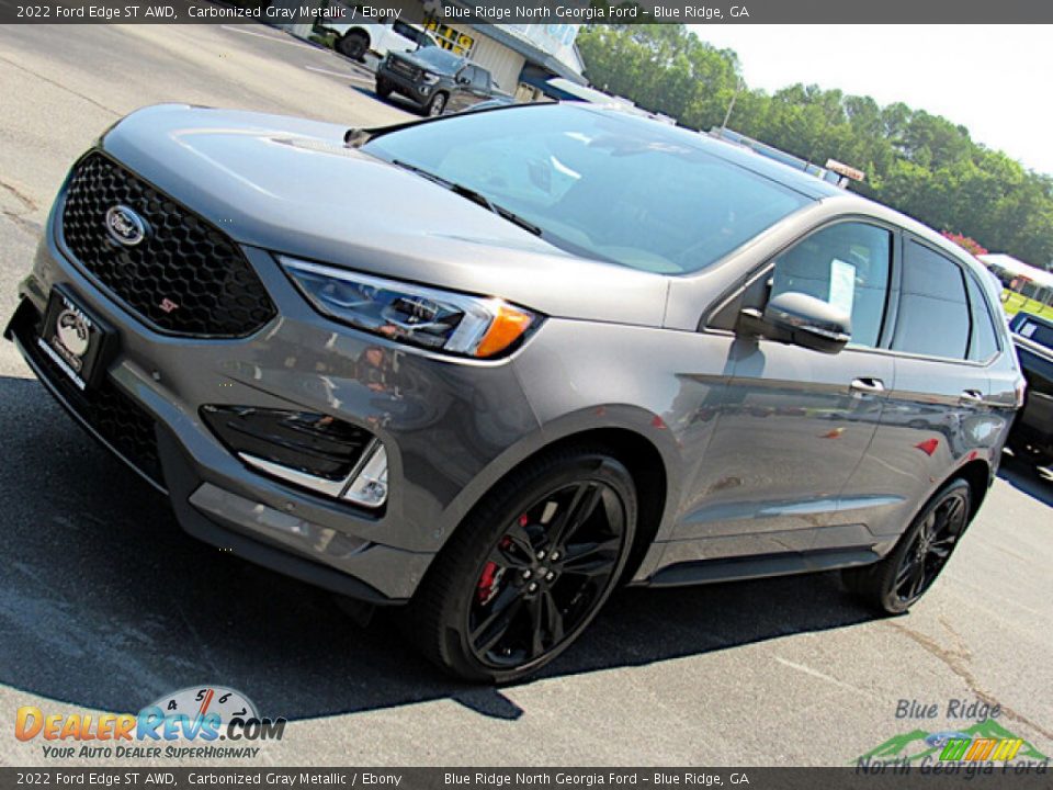 2022 Ford Edge ST AWD Carbonized Gray Metallic / Ebony Photo #23