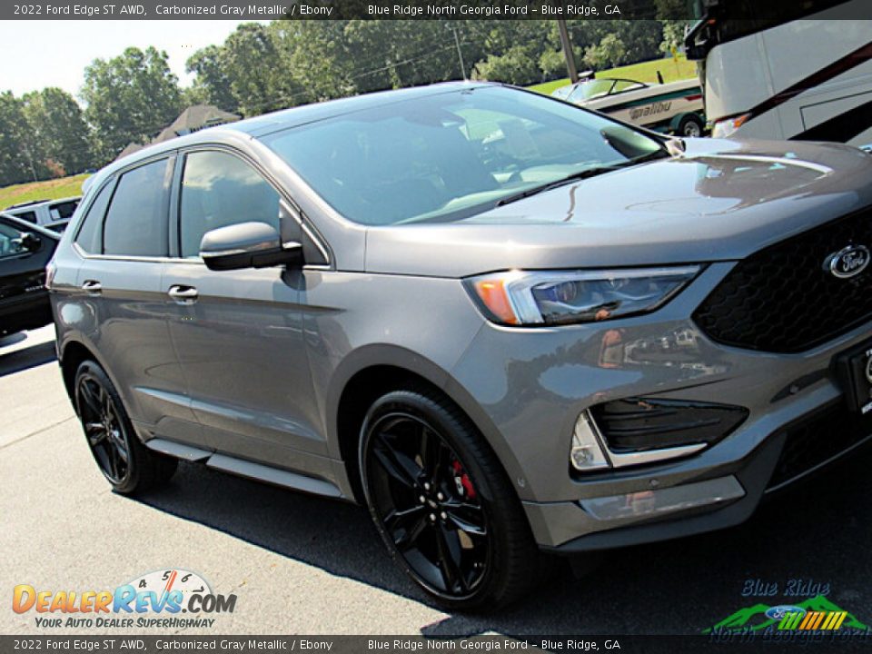 2022 Ford Edge ST AWD Carbonized Gray Metallic / Ebony Photo #24