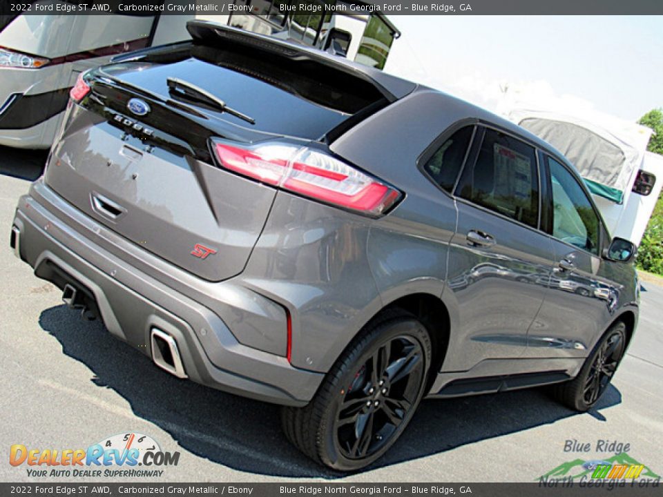 2022 Ford Edge ST AWD Carbonized Gray Metallic / Ebony Photo #25