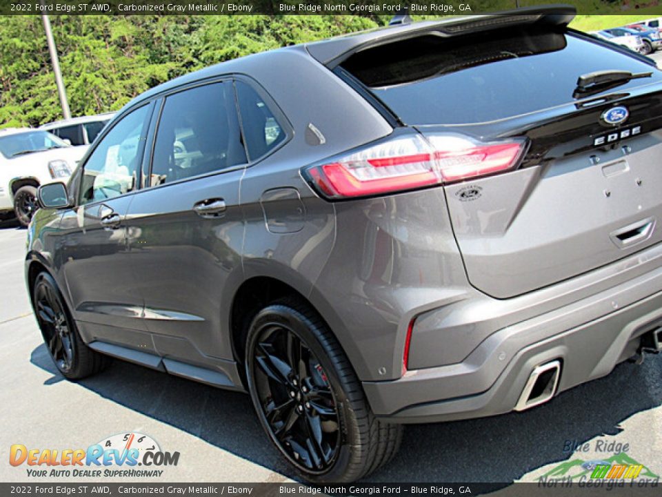 2022 Ford Edge ST AWD Carbonized Gray Metallic / Ebony Photo #26