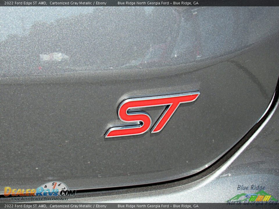 2022 Ford Edge ST AWD Carbonized Gray Metallic / Ebony Photo #27