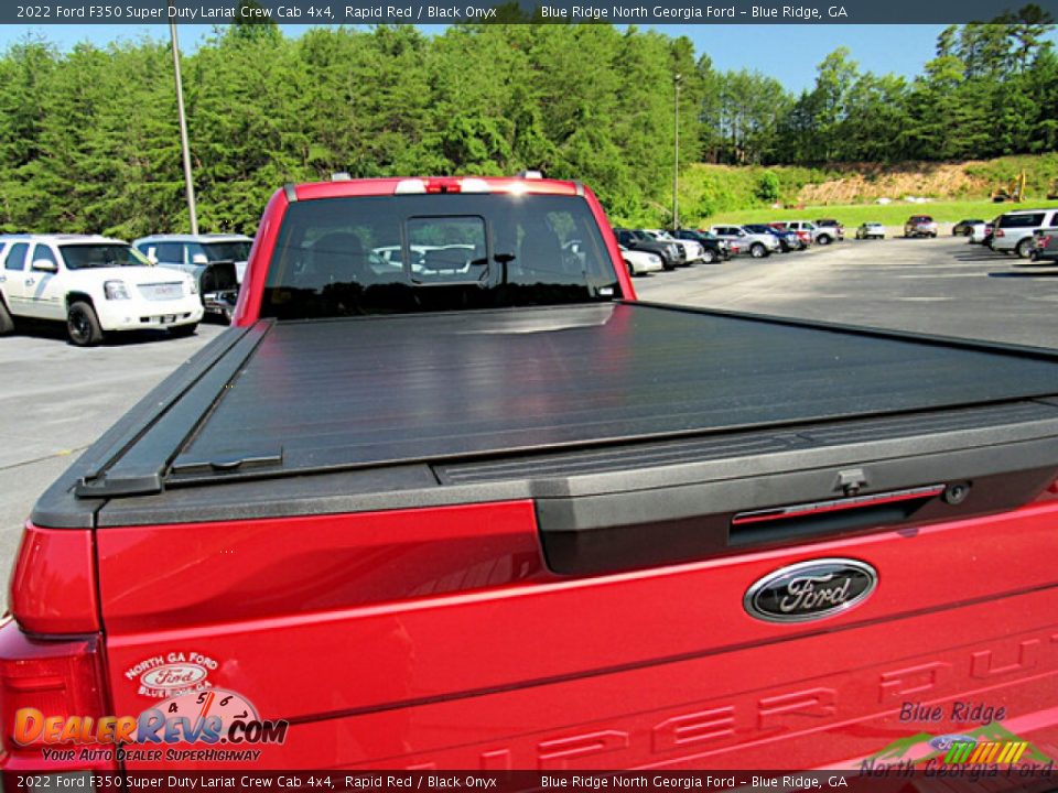 2022 Ford F350 Super Duty Lariat Crew Cab 4x4 Rapid Red / Black Onyx Photo #15