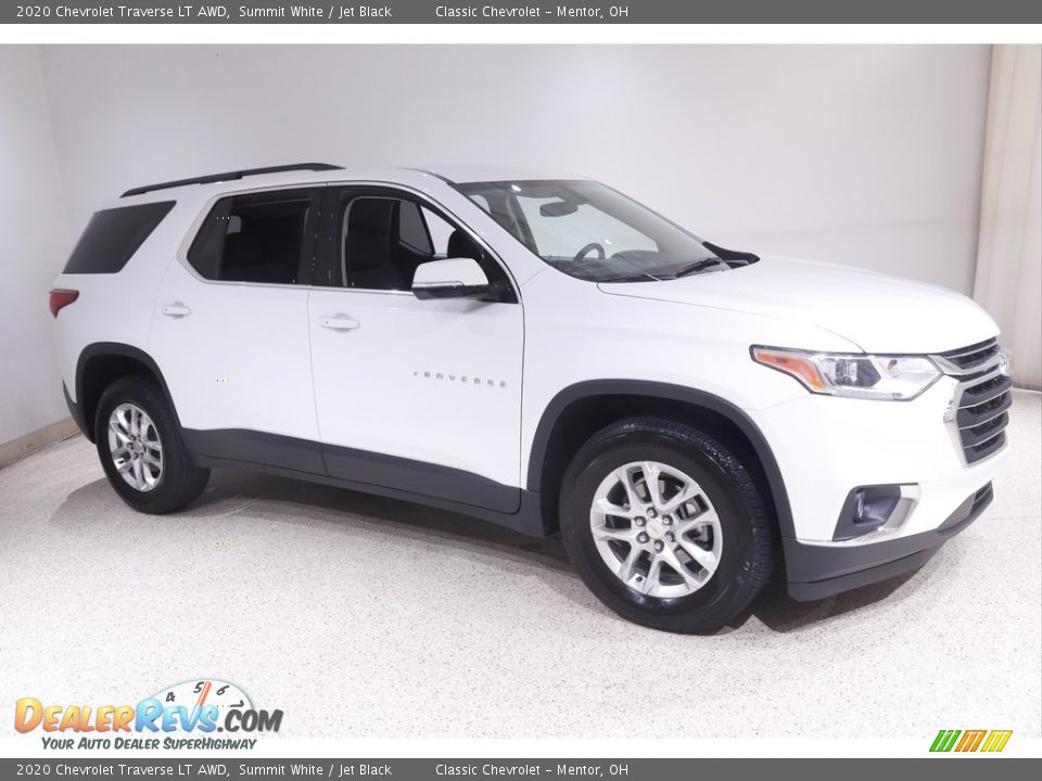 2020 Chevrolet Traverse LT AWD Summit White / Jet Black Photo #1