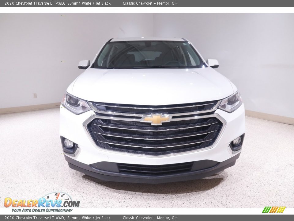 2020 Chevrolet Traverse LT AWD Summit White / Jet Black Photo #2