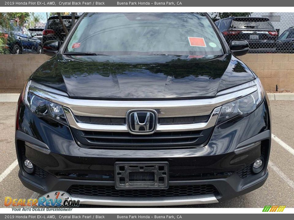 2019 Honda Pilot EX-L AWD Crystal Black Pearl / Black Photo #3