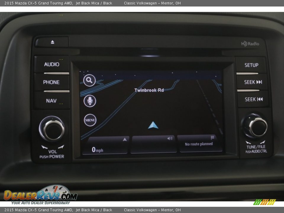2015 Mazda CX-5 Grand Touring AWD Jet Black Mica / Black Photo #12