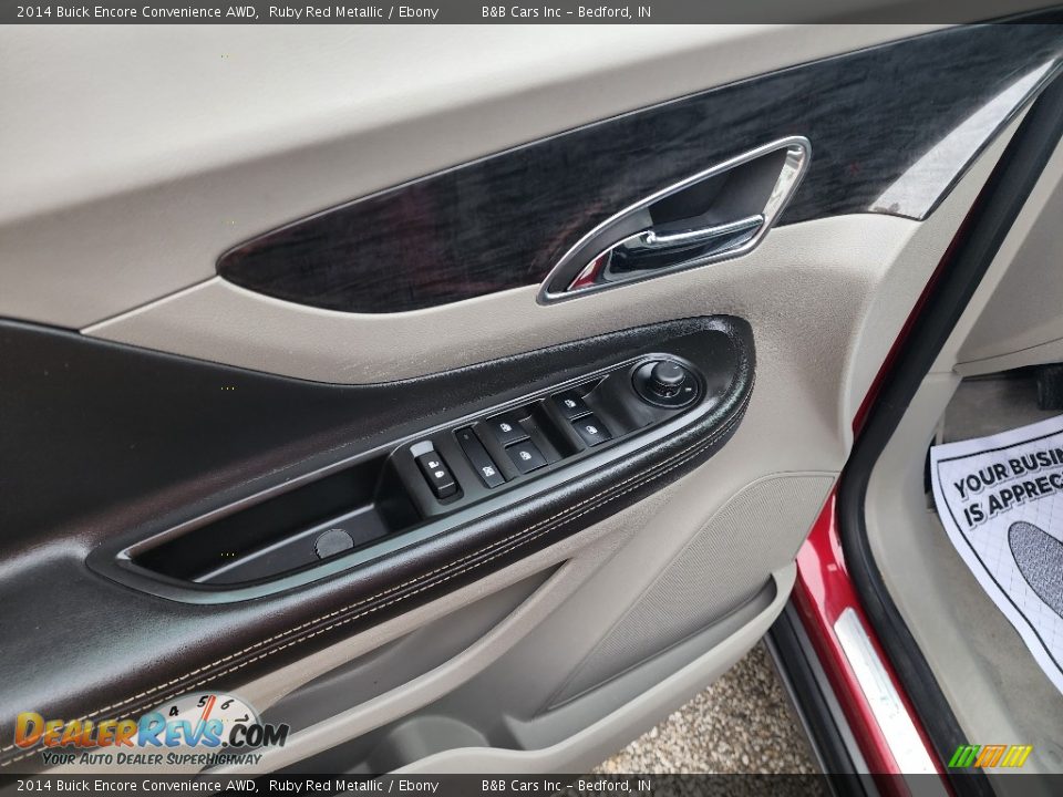 2014 Buick Encore Convenience AWD Ruby Red Metallic / Ebony Photo #12