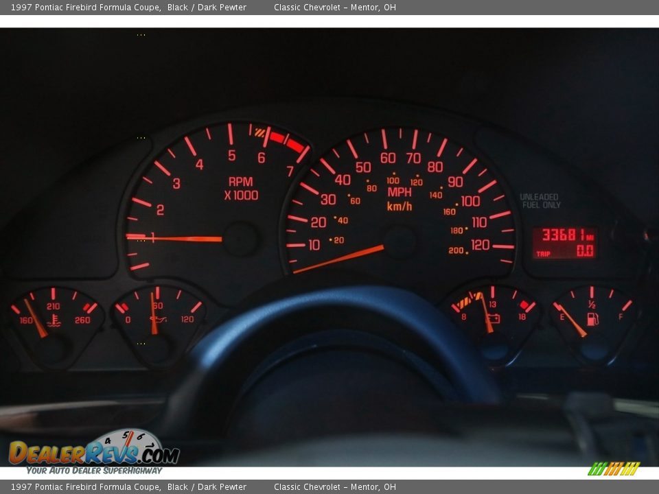 1997 Pontiac Firebird Formula Coupe Gauges Photo #8