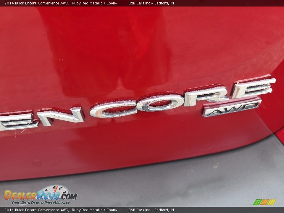 2014 Buick Encore Convenience AWD Ruby Red Metallic / Ebony Photo #22