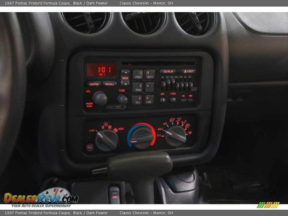 Controls of 1997 Pontiac Firebird Formula Coupe Photo #9