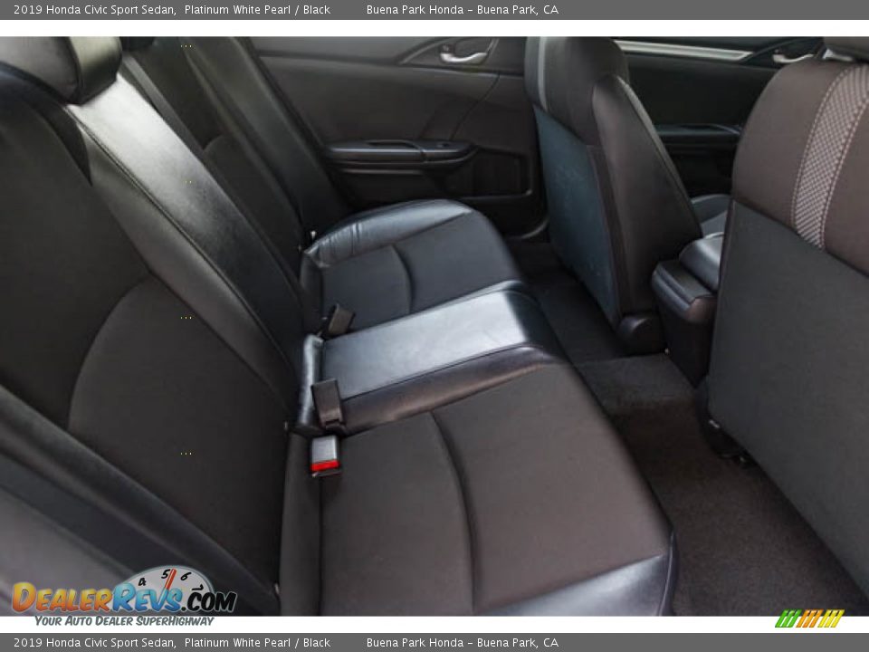2019 Honda Civic Sport Sedan Platinum White Pearl / Black Photo #20