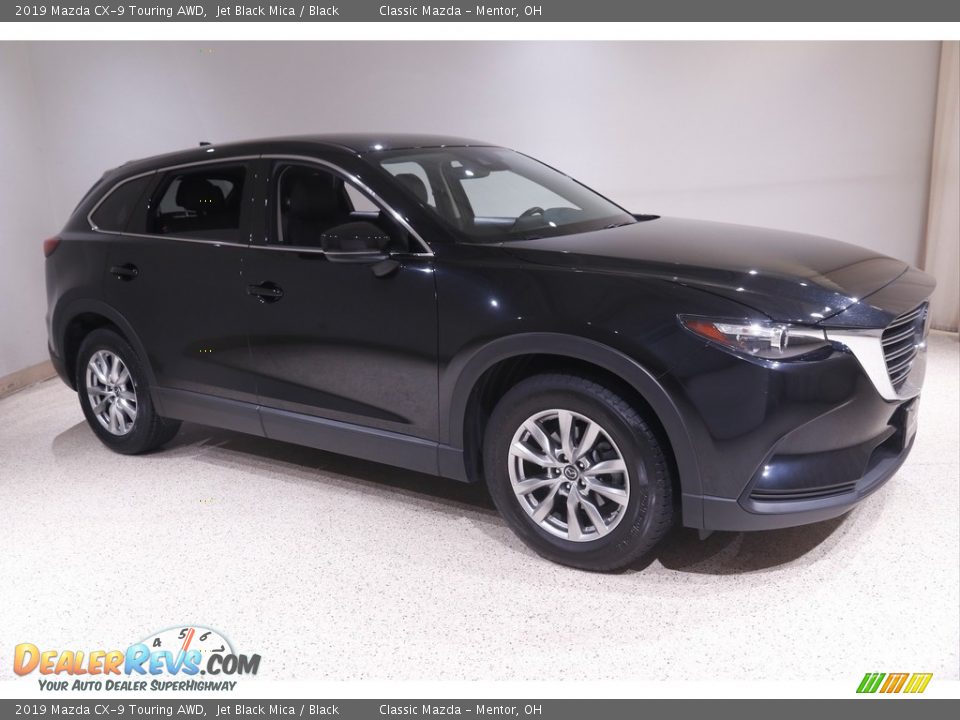 2019 Mazda CX-9 Touring AWD Jet Black Mica / Black Photo #1