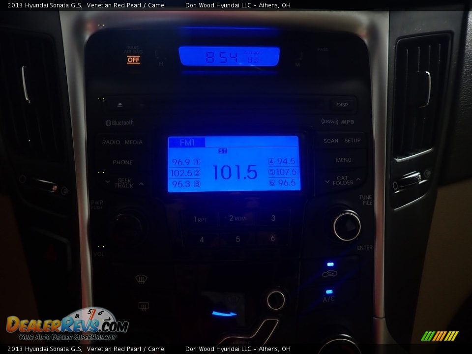 2013 Hyundai Sonata GLS Venetian Red Pearl / Camel Photo #25