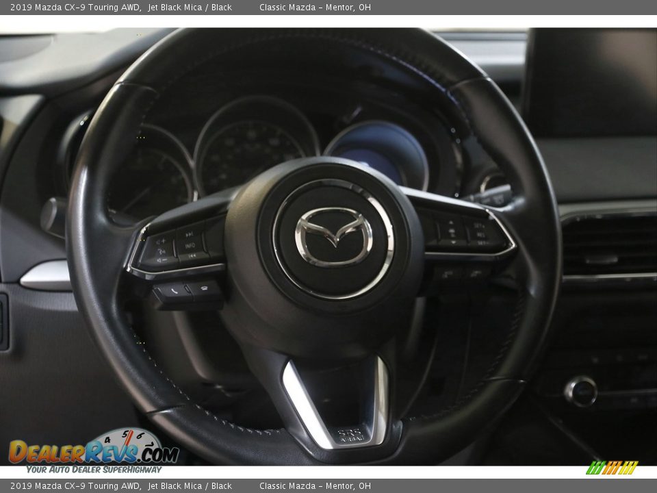 2019 Mazda CX-9 Touring AWD Jet Black Mica / Black Photo #7