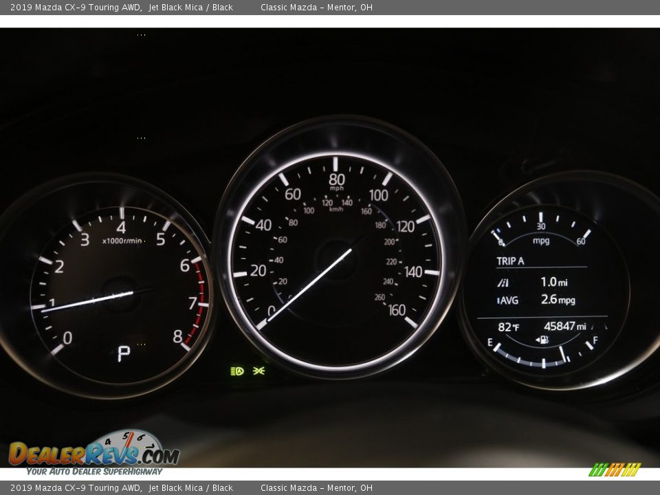 2019 Mazda CX-9 Touring AWD Jet Black Mica / Black Photo #8
