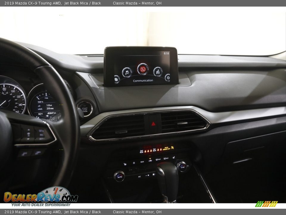 2019 Mazda CX-9 Touring AWD Jet Black Mica / Black Photo #9