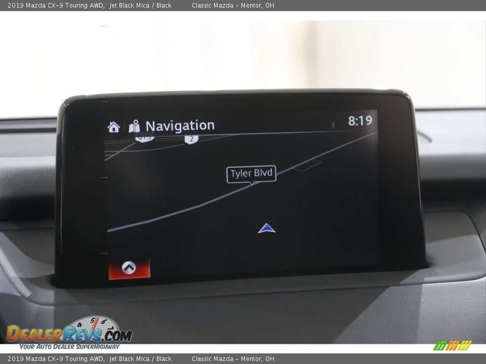 2019 Mazda CX-9 Touring AWD Jet Black Mica / Black Photo #10