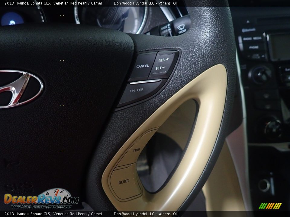 2013 Hyundai Sonata GLS Venetian Red Pearl / Camel Photo #29