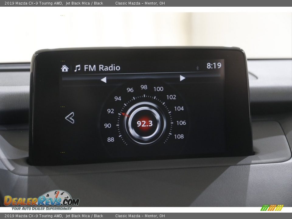 2019 Mazda CX-9 Touring AWD Jet Black Mica / Black Photo #12