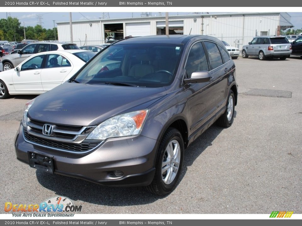 2010 Honda CR-V EX-L Polished Metal Metallic / Ivory Photo #1