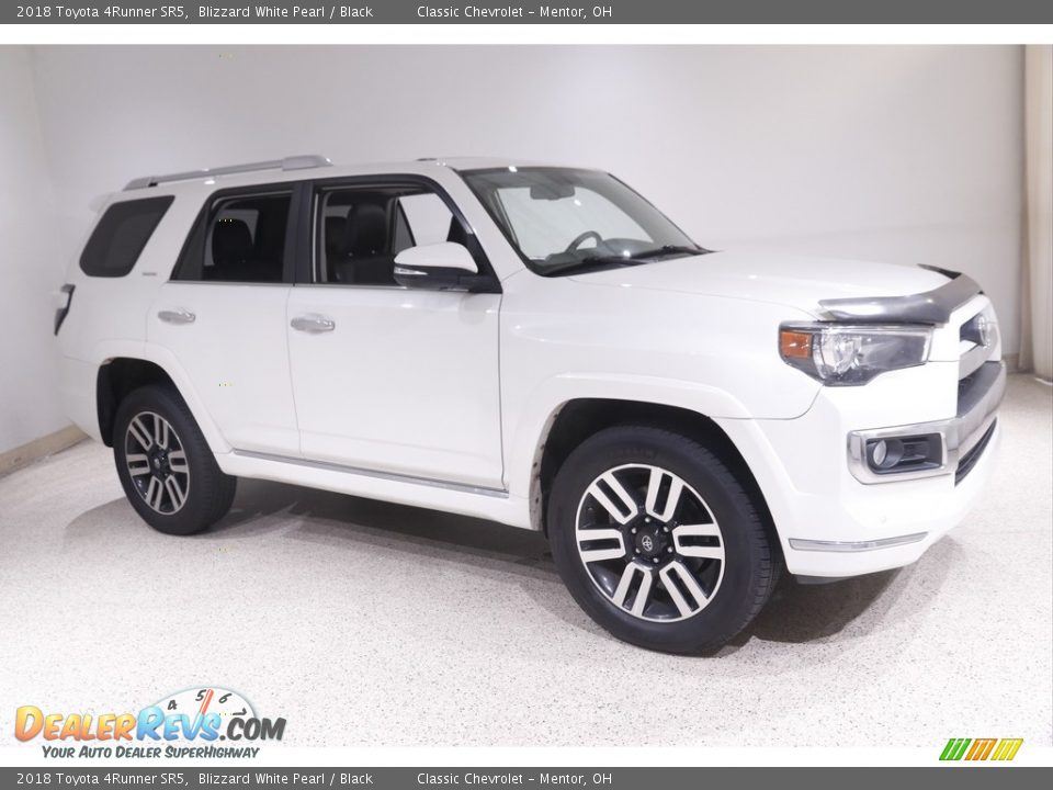 2018 Toyota 4Runner SR5 Blizzard White Pearl / Black Photo #1