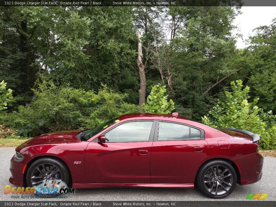 2021 Dodge Charger Scat Pack Octane Red Pearl / Black Photo #1