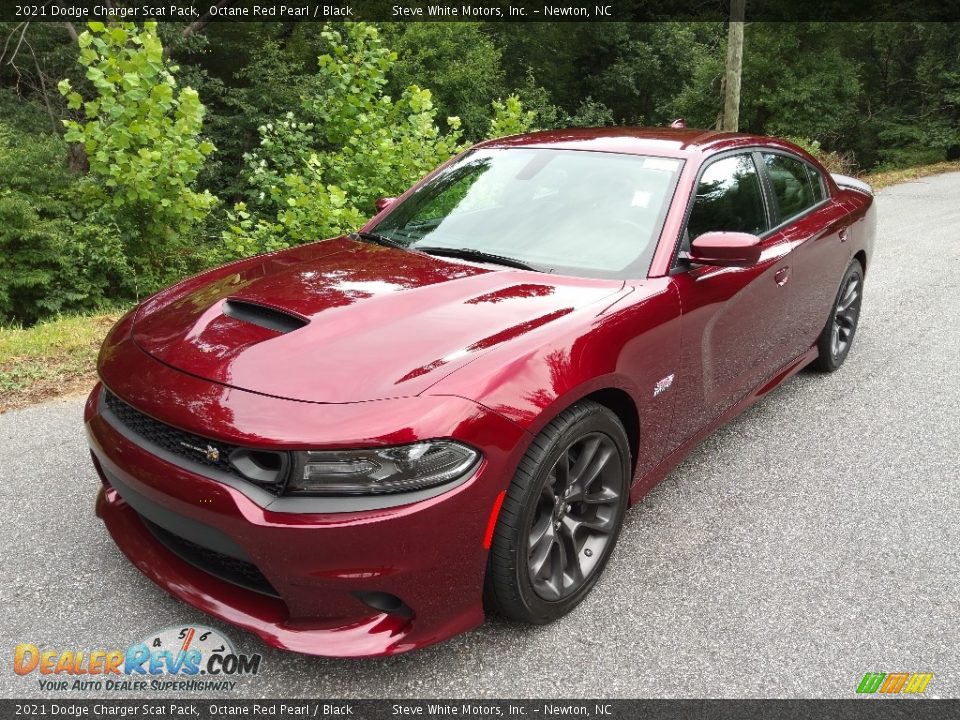 2021 Dodge Charger Scat Pack Octane Red Pearl / Black Photo #3