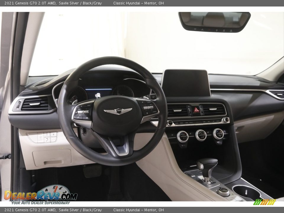 Dashboard of 2021 Genesis G70 2.0T AWD Photo #6