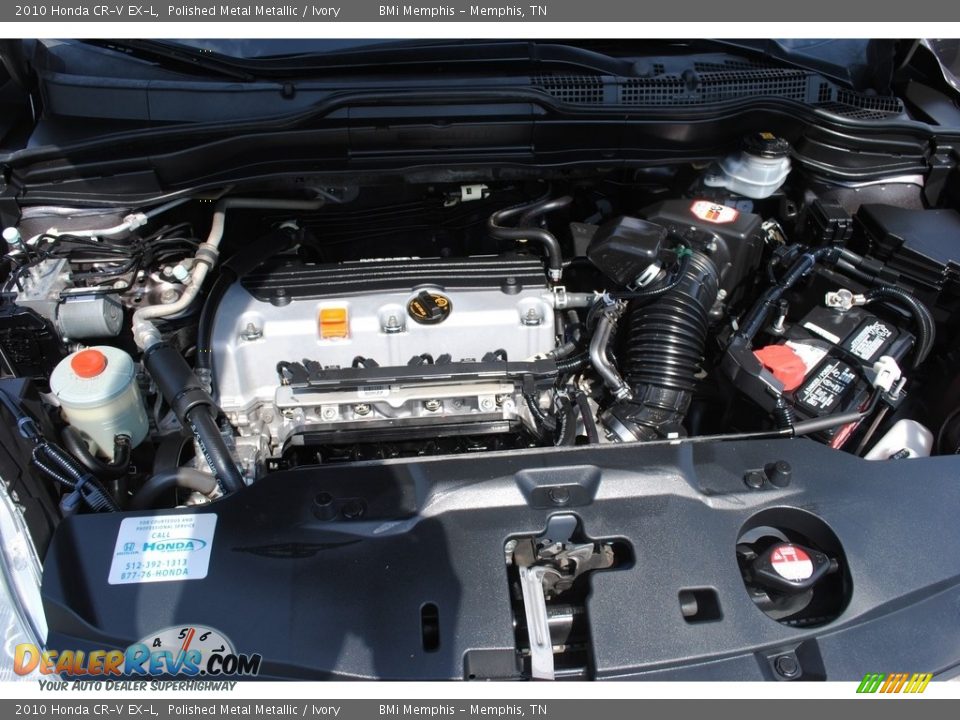 2010 Honda CR-V EX-L Polished Metal Metallic / Ivory Photo #29