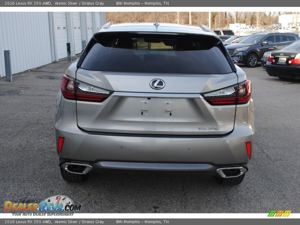 2016 Lexus RX 350 AWD Atomic Silver / Stratus Gray Photo #4