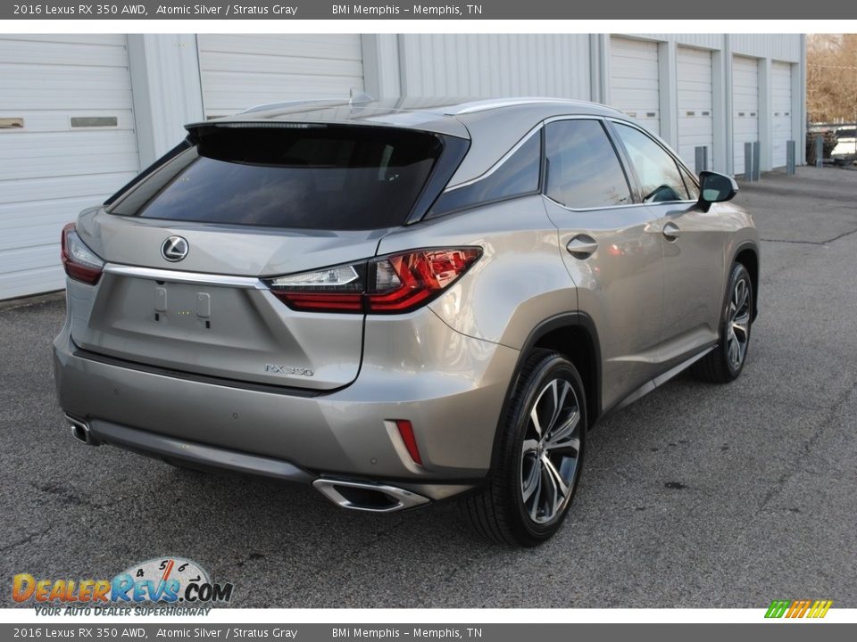 2016 Lexus RX 350 AWD Atomic Silver / Stratus Gray Photo #5