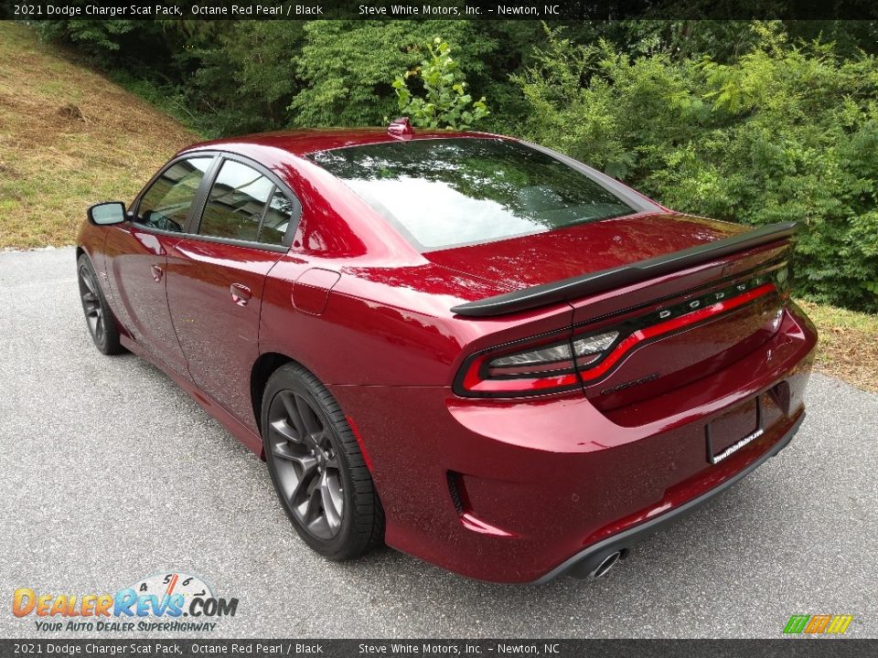 2021 Dodge Charger Scat Pack Octane Red Pearl / Black Photo #9