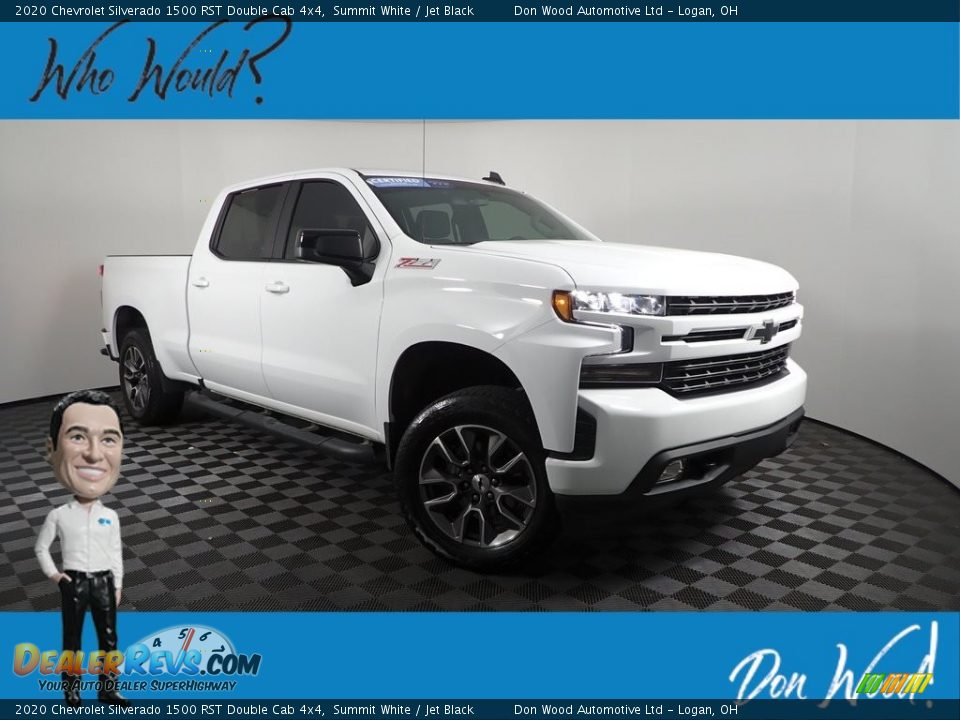 2020 Chevrolet Silverado 1500 RST Double Cab 4x4 Summit White / Jet Black Photo #1