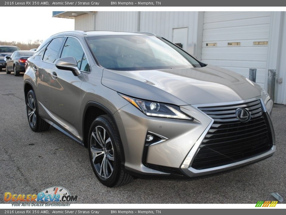 2016 Lexus RX 350 AWD Atomic Silver / Stratus Gray Photo #7