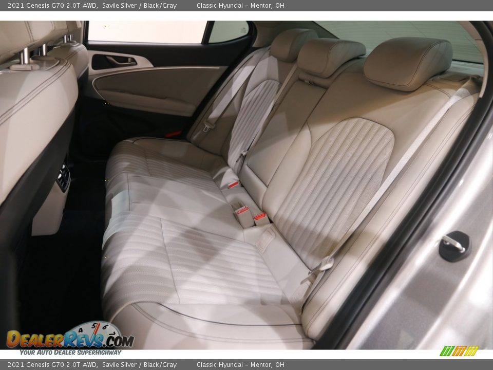 Rear Seat of 2021 Genesis G70 2.0T AWD Photo #19