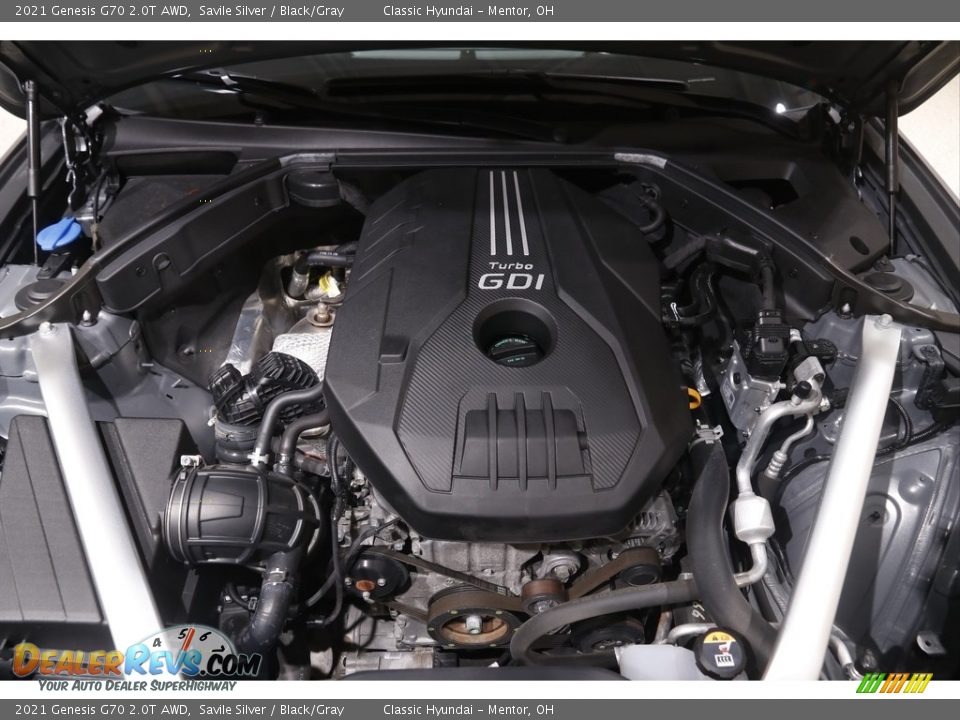 2021 Genesis G70 2.0T AWD 2.0 Liter Turbocharged DOHC 16-Valve VVT 4 Cylinder Engine Photo #21