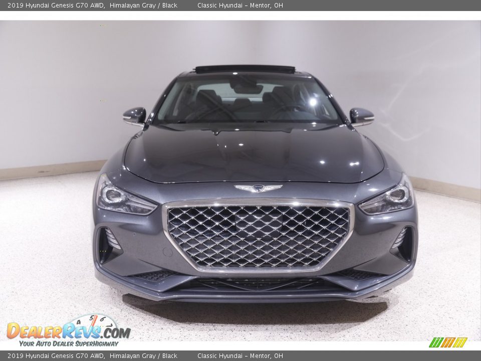 2019 Hyundai Genesis G70 AWD Himalayan Gray / Black Photo #2