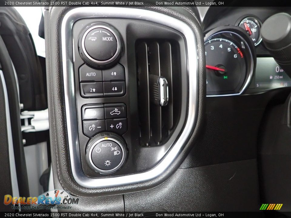 2020 Chevrolet Silverado 1500 RST Double Cab 4x4 Summit White / Jet Black Photo #15