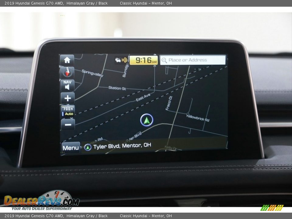 Navigation of 2019 Hyundai Genesis G70 AWD Photo #10