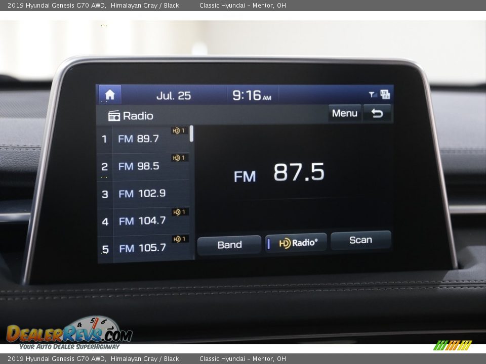 Audio System of 2019 Hyundai Genesis G70 AWD Photo #11