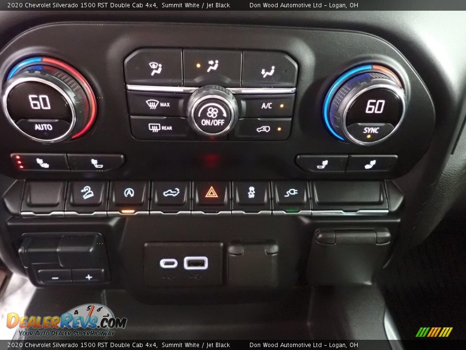 2020 Chevrolet Silverado 1500 RST Double Cab 4x4 Summit White / Jet Black Photo #20