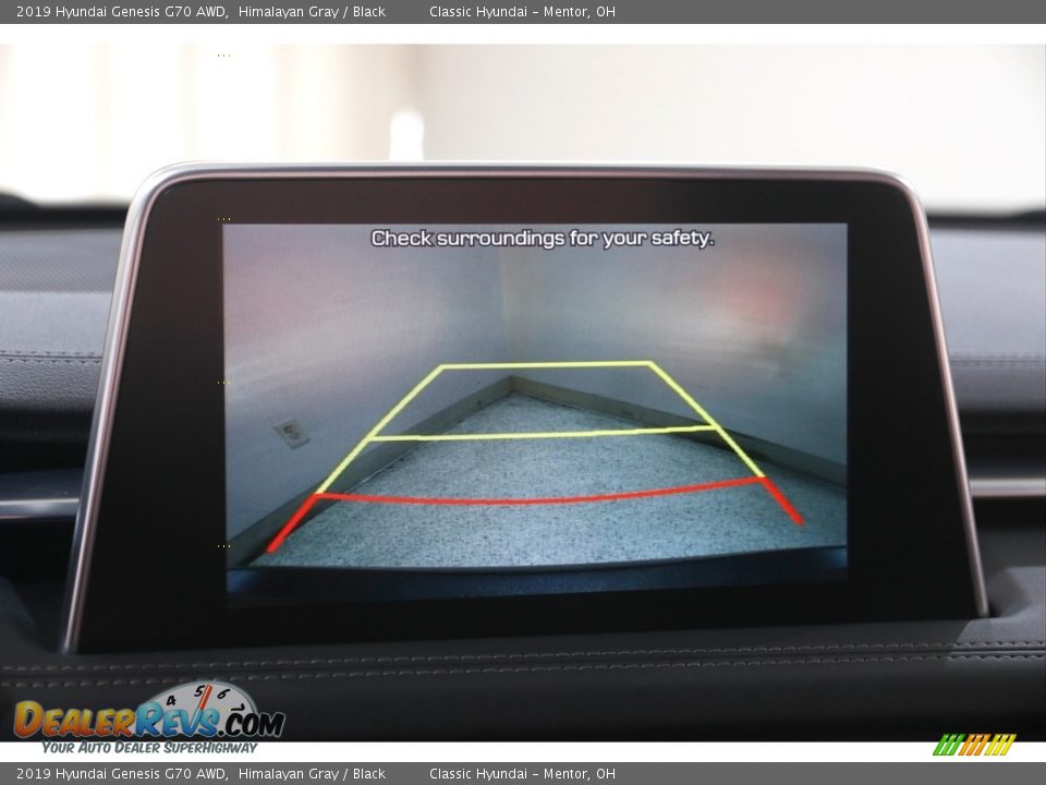 2019 Hyundai Genesis G70 AWD Himalayan Gray / Black Photo #13