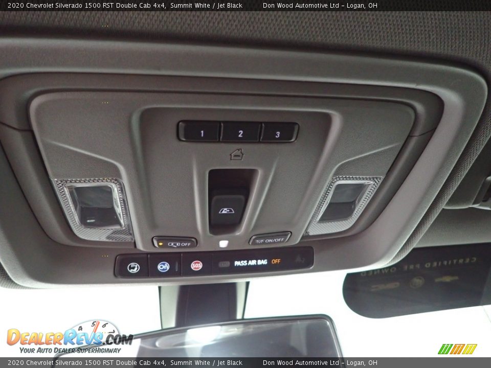 2020 Chevrolet Silverado 1500 RST Double Cab 4x4 Summit White / Jet Black Photo #22