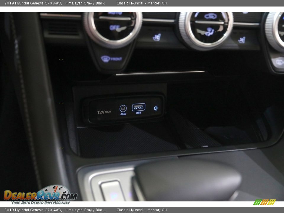 2019 Hyundai Genesis G70 AWD Himalayan Gray / Black Photo #16