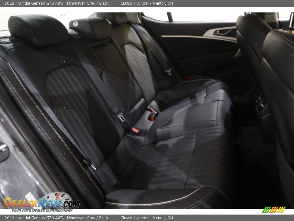 Rear Seat of 2019 Hyundai Genesis G70 AWD Photo #18