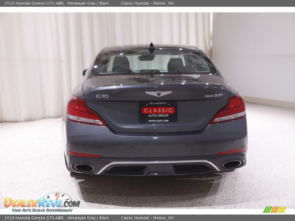 2019 Hyundai Genesis G70 AWD Himalayan Gray / Black Photo #20