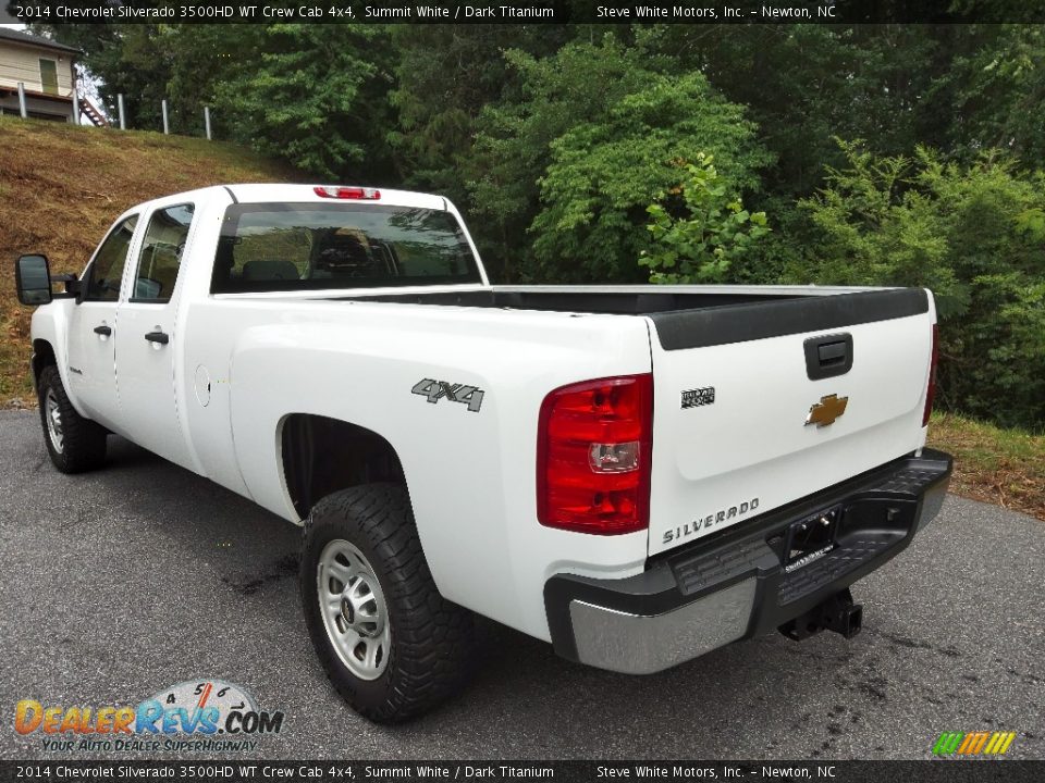 Summit White 2014 Chevrolet Silverado 3500HD WT Crew Cab 4x4 Photo #10