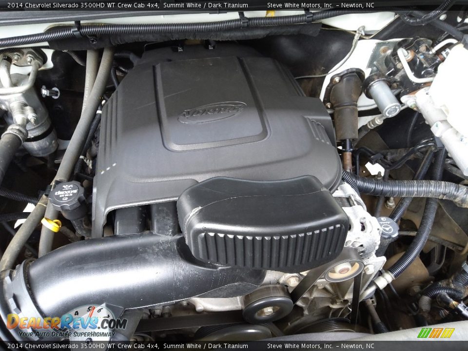 2014 Chevrolet Silverado 3500HD WT Crew Cab 4x4 6.0 Liter OHV 16-Valve VVT Flex-Fuel Vortec V8 Engine Photo #11
