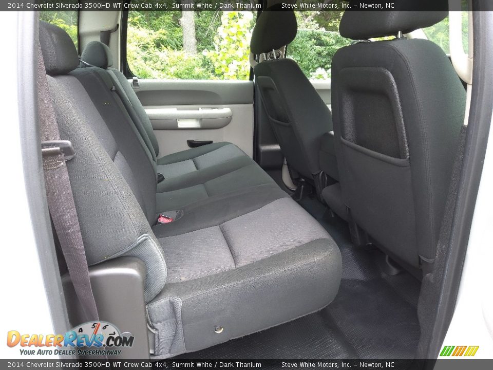 2014 Chevrolet Silverado 3500HD WT Crew Cab 4x4 Summit White / Dark Titanium Photo #16